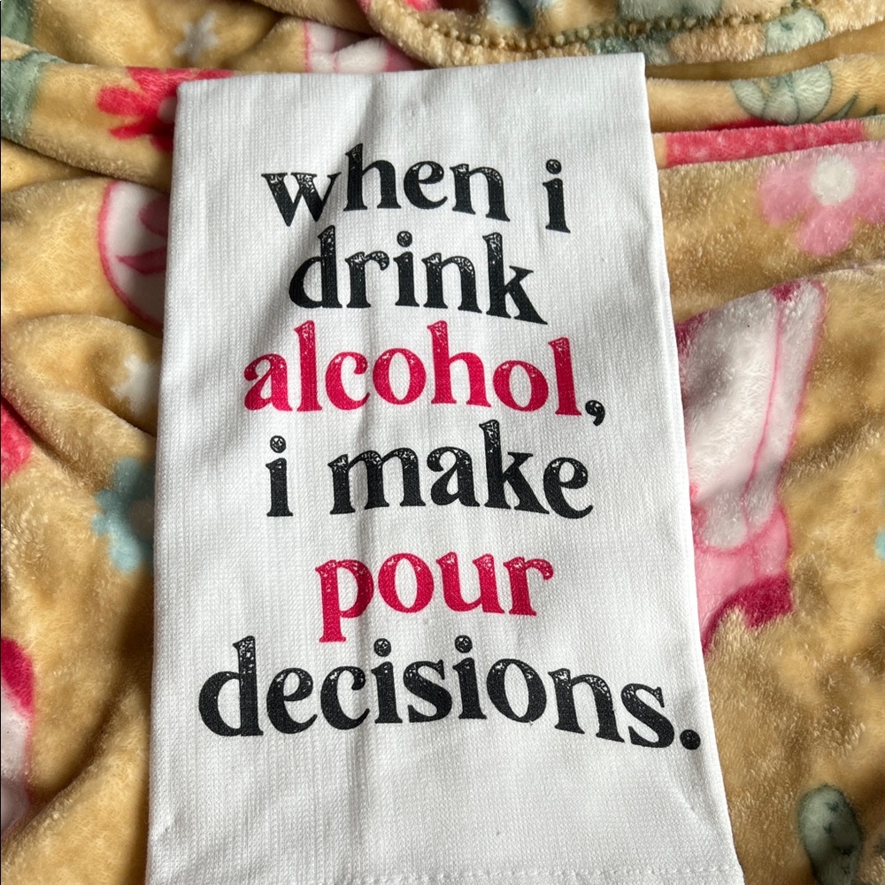 Vibrant Wine Glass Kitchen Towel